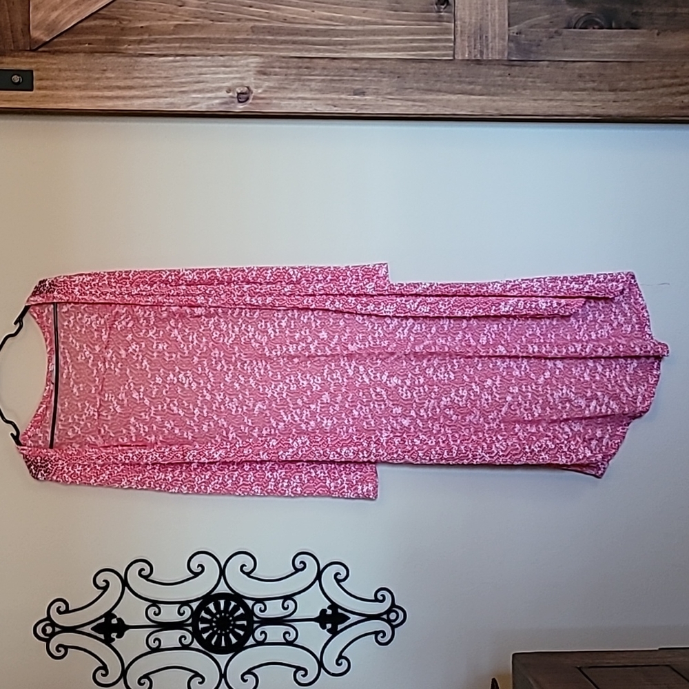 Ladies Long Open Cardigan